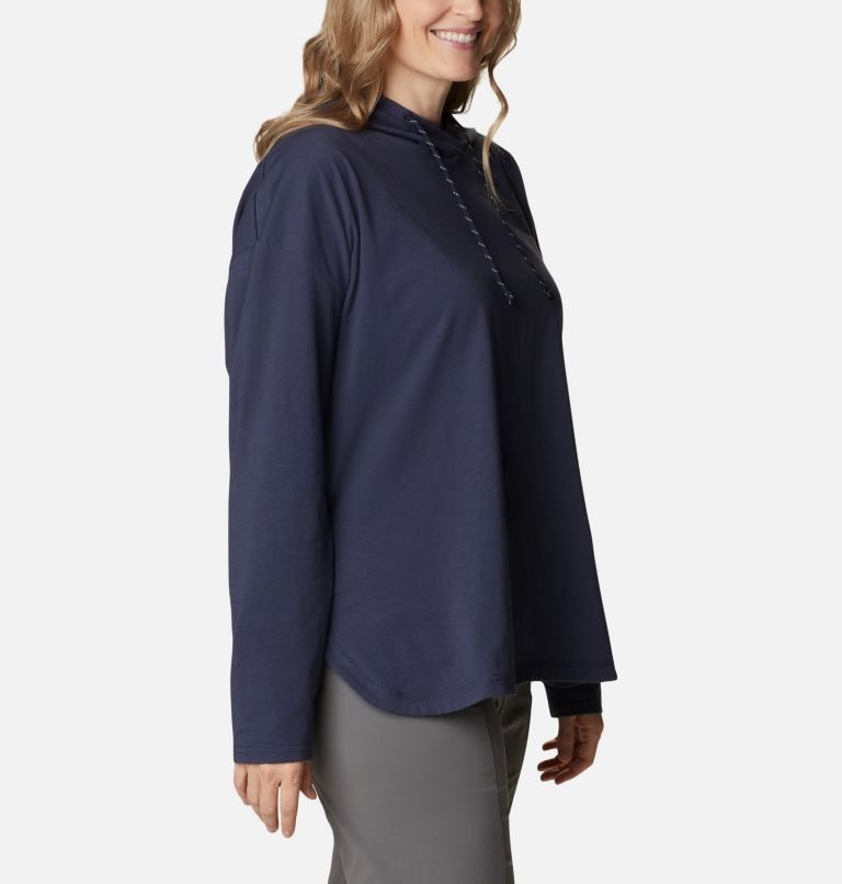 Columbia Sun Trek Pullover Hettegensere Dame Marineblå | Plus Size 27516Y